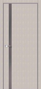 Двері міжкімнатні модель CL16 (60,70,80,90) ПВХ+вставка скла