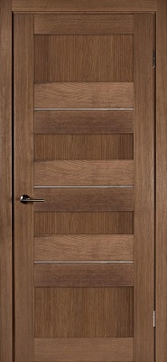 Двері Fado Верона 1002 горіх (600х2000мм.) шпон глухі (молдинг)