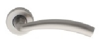 Ручка Ilavio, 306 хром матовый , круглая розета