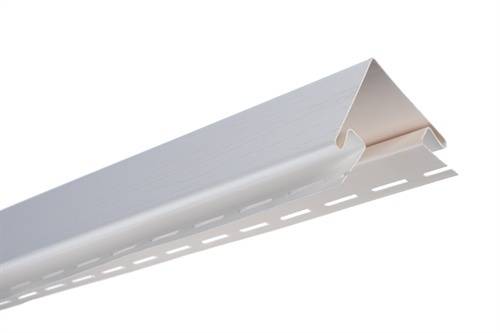 Сайдинг Альта Ангара зовнішній кут білий (3,05м.п./Шт) (5шт/уп)