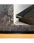 Мікро плінтус алюмінієвий  Best Deal 15,6*7,4*2,5 Чорний