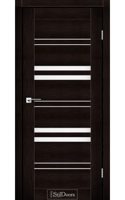 Дверне полотно SLOVENIA StilDoors Венге премиум (800*2000) ПВХ, стекло сатин