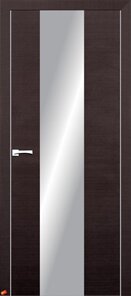 Двері міжкімнатні модель CL12 (60,70,80,90) ПВХ+вставка скла