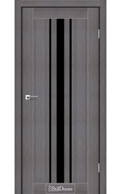 Дверне полотно ARIZONA StilDoors Дрим вуд (800*2000) ПВХ, скло черное