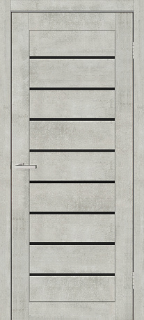 Дверь  Doors Smart С018 бетон светлый (800*2000) ПВХ, стекло сатин