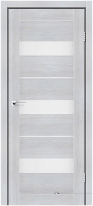 Дверне полотно MEXICO StilDoors Кремовое дерево (800*2000) ПВХ, стекло сатин  (СК)