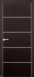 Двері міжкімнатні модель CL3 (60,70,80,90) ПВХ+молдинг