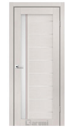 Дверь межкомнатная Darumi Bordo Дуб ольс (800*2000) стекло сатин белое
