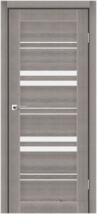 Дверне полотно SLOVENIA StilDoors Трюфель (800*2000) ПВХ, стекло сатин (СК)