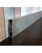 Плінтус алюмінієвий накладний Best Deal 1 срібло анодоване (1/60/2,5 м)