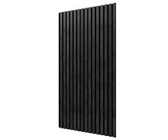 Декоративна акустична панель Чорна 300*2800*18мм