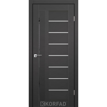 Двери Korfad Aliano AL-03 Super Pet серая 800*2000 сатин белый