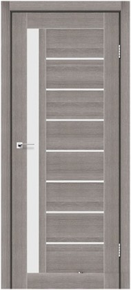 Дверне полотно LONDON StilDoors Трюфель (800*2000) ПВХ, стекло сатин (СК)