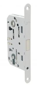 Механізм під ключ  магнітний Safita PZ MG 410C-S 85*50 WHITE матовий білий