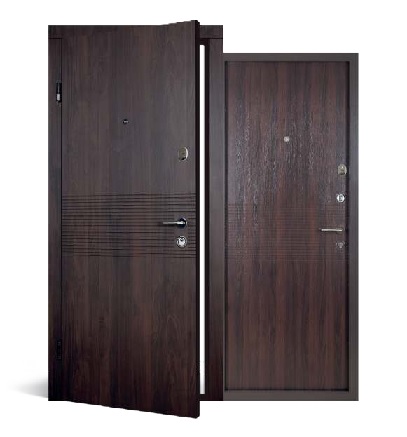 Двері вхідні Abwehr (Nova ) Mirel (309/0) 860/960х2050 (темний орех/темний орех)