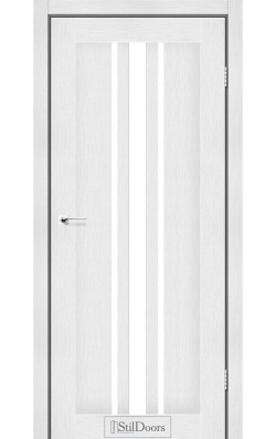 Дверне полотно ARIZONA StilDoors Белое дерево  (800*2000) ПВХ, скло сатин