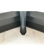 Плінтус алюмінієвий накладний Best Deal 3 чорний матовий (3/80/2,5 м)