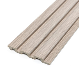 Рейка декоративная PS светлый дуб 2900х120х12мм (D) SW-00002129