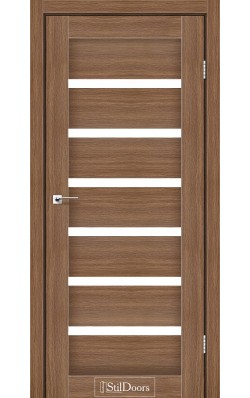 Дверне полотно FLORIDA StilDoors Итальянский орех (800*2000) ПВХ, стекло сатин