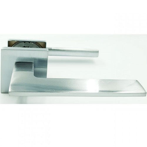 Ручка Trion на квадратной розете Greco AL-AL MCP перл.хром