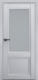 Дверь Терминус Неоклассик402 ПП серый  (800*2000) полустекло сатин