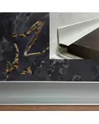 Мікроплінтус алюмінієвий Best Deal 21*15.6*2.5 Sriblo Profile Center (Київ)