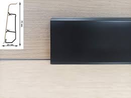 Плінтус Arbiton INDO №220 Черный Матовый (70*26*2500мм) (10шт/уп)