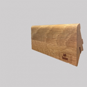 Плінтус МДФ Супер Профіль h 55 Дуб Сонома ПП1255 (2800х52х19мм) (19шт/уп/17,9кг)