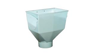 Горло желоба Profil Д 130 ( 008 ) белое