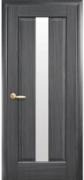 Дверне полотно Новий стиль Премьера grey (600*2000) ПВХ De Luxe стекло сатин