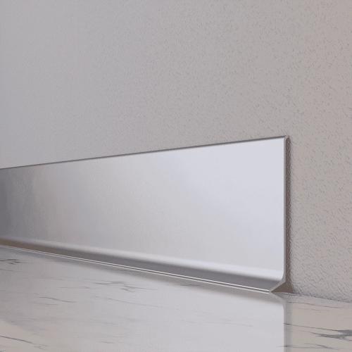 Плінтус накладной плоский анадований 80*11*2600 - 3103-100