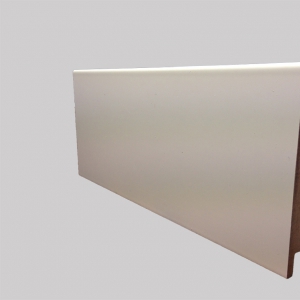 Плінтус МДФ Супер Профіль h 80 Білий ПП1280 (12*79*2800) (12шт/уп/21,7кг)