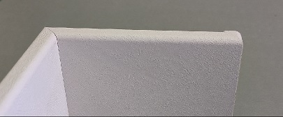 Плинтус МДФ Супер Профиль h 80 Цемент Белый ПП1280 (12*79*2800) (12шт/уп/21,7кг)