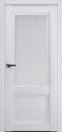 Дверь Терминус Неоклассик402 ПП белый матовый  (800*2000) полустекло сатин