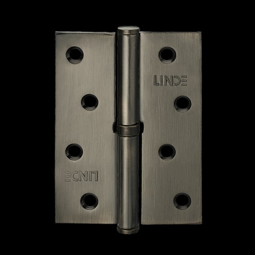 Петля Linde H - 100 R MA (100*75*2.5мм) права матова антрацит (1 петля в упаковці)