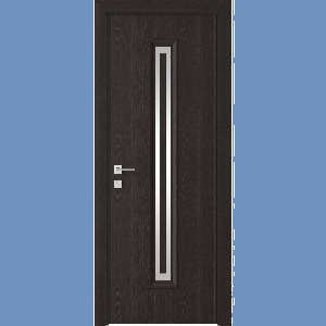 Двері Rodos Neon напівскло (0,80х2) венге танзанія ВІТРИНА