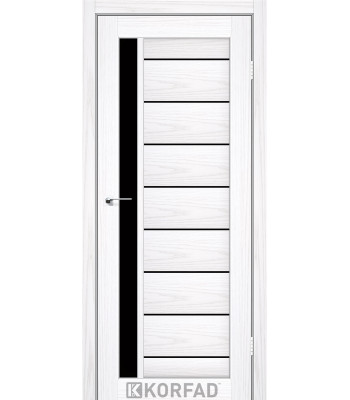 Двери Korfad Florence FL-01 РР белая мадрина 800*2000 черное