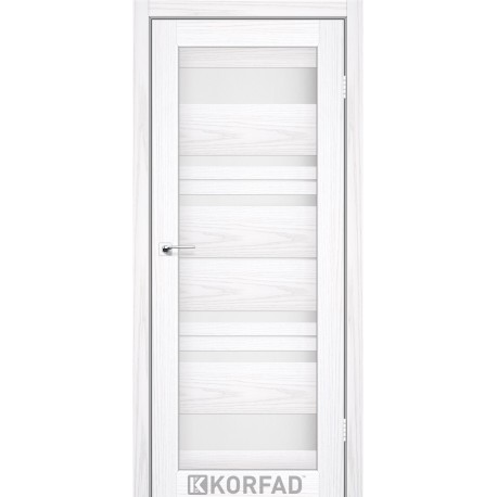 Двери Korfad Florence FL-04 РР белая мандрина 800*2000 сатин белый