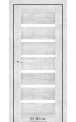 Дверне полотно FLORIDA StilDoors Сандал (800*2000) ПВХ, стекло сатин (СК)