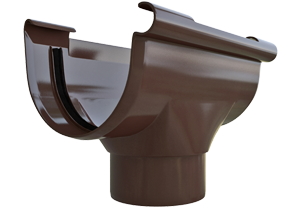 Водосточная система Альта Профиль воронка коричневая ПВХ (125мм/д.95мм)(10шт/уп)