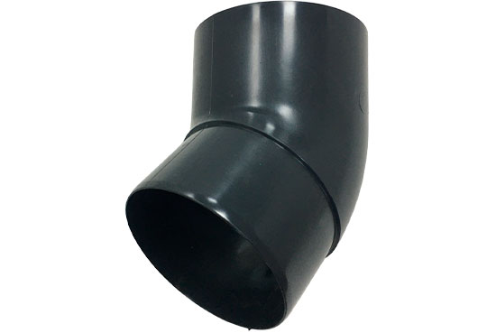 Водостічна система Альта Профіль коліна труби 45 графіт ПВХ (125мм/д.95мм)(12шт/уп)