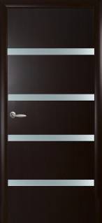 Дверне полотно Новий стиль Нота венге (700*2000) финиш бумага, зеркало