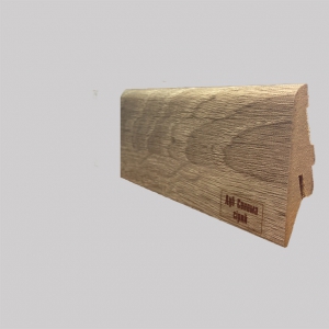 Плінтус МДФ Супер Профіль h 55 Дуб Сонома Сірий ПП1255 (2800х52х19мм) (19шт/уп/17,9кг)