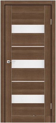 Дверне полотно MEXICO StilDoors Орех золотой (800*2000) ПВХ, стекло сатин