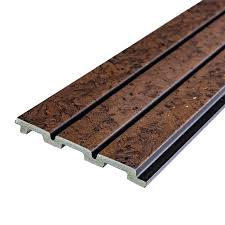 Рейка декоративная PS темно-коричневый с золотыми вкраплениями 2900х120х12мм (D) SW-00001737