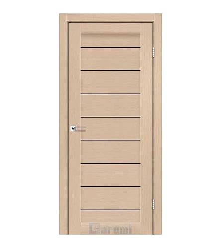 Дверь межкомнатная Darumi Leona Дуб боровой (800*2000) стекло черное