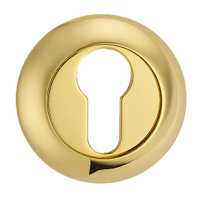 Накладка MVM на замок под цилиндр Е9 PB полированная латунь (цинковый сплав)