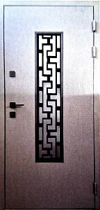 Двері вхідні Портала Street Термо Q-11 Metalic brown + Спил попелястий 850*2040 ліва