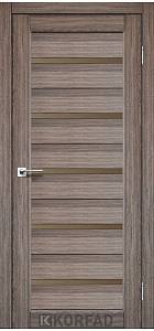 Двери Korfad Porto РR-02 дуб грей 0,80х2000 стекло бронза