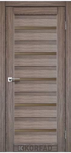 Двери Korfad Porto РR-02 дуб грей 0,80х2000 стекло бронза